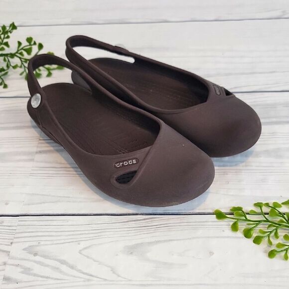 Crocs Olivia II Ballet Flats Womens Size 5 - Picture 1 of 10